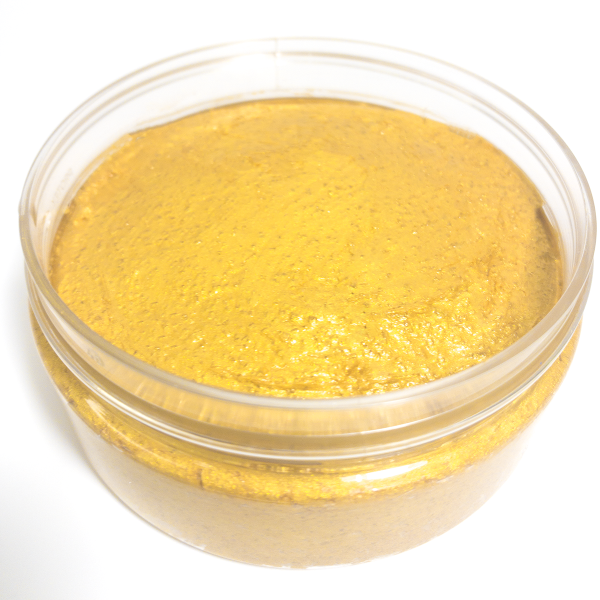 body scrub with gold shimmer 200 grams