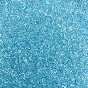 light blue shimmering bath salt