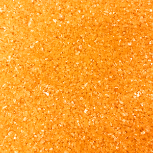 orange shimmering bath salt